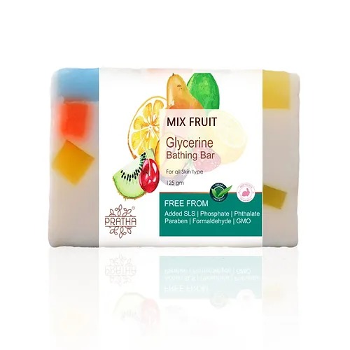 Pratha Glycerin Bathing Bar- Mix Fruit