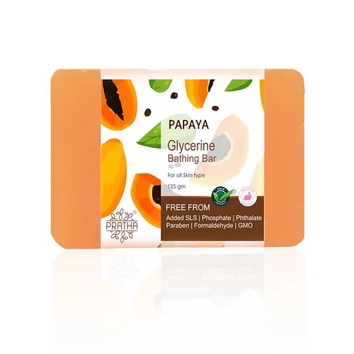 Pratha Glycerin Bathing Bar - Papaya
