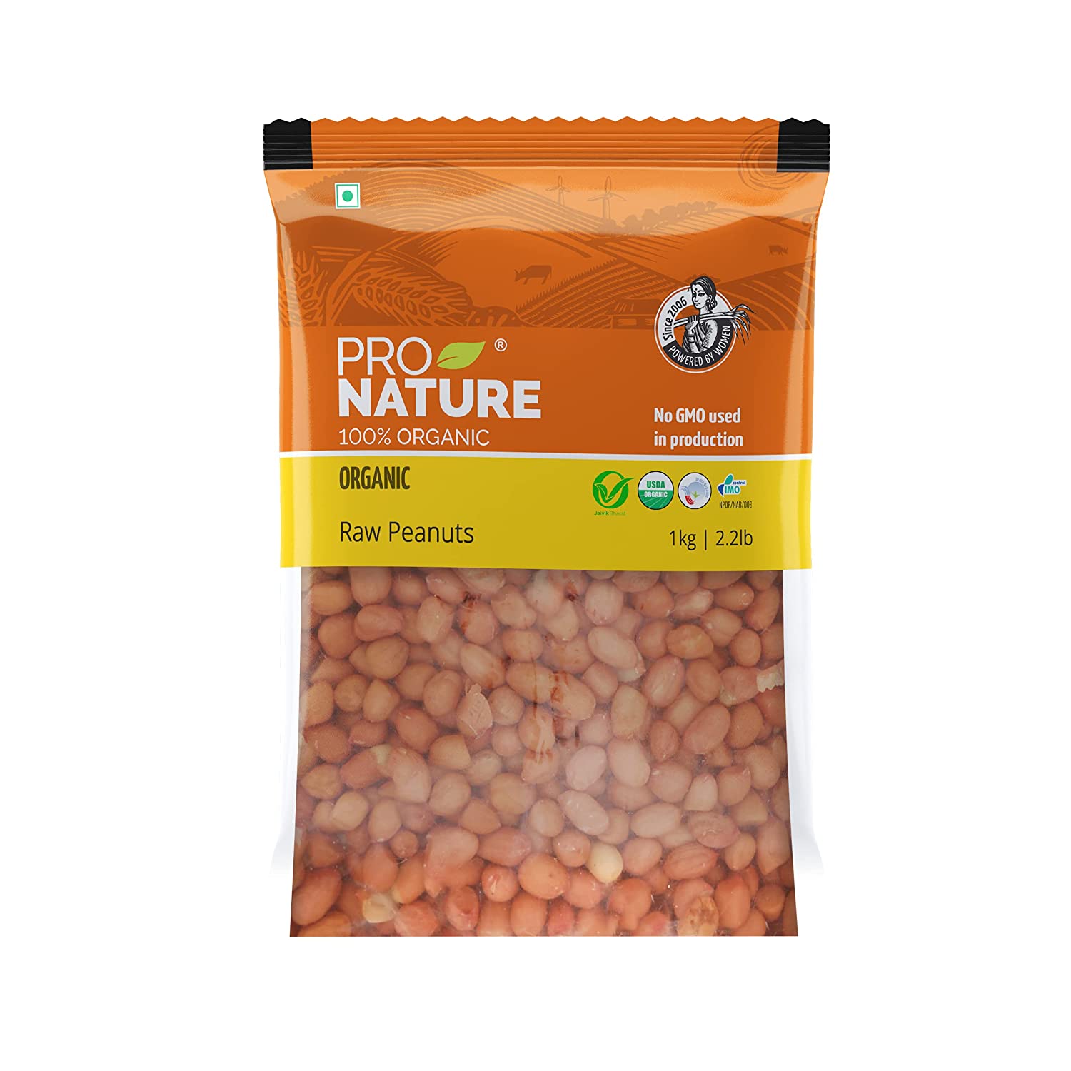 Pro Nature Organic Raw Peanuts