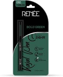 Renee Bold Green Kajal Pen With Sharpener