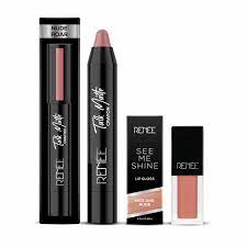 Renee Talk Matte Nude Roar Lip Crayon & Nice And Nude Lip Gloss Combo