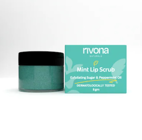 Rivona Naturals Mint Lip Balm With Rosemary Oil - Heals chapped lips