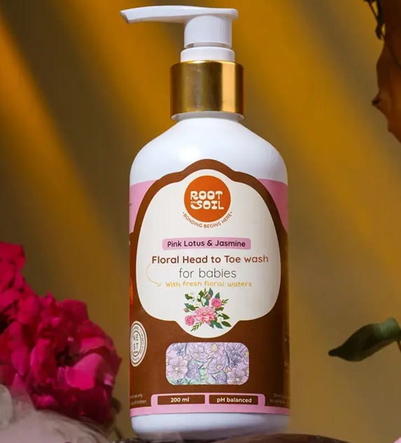 Root and Soil Floral Baby Head-to-Toe Wash
