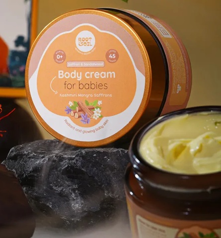 Root and Soil Saffron & Sandalwood Body Cream