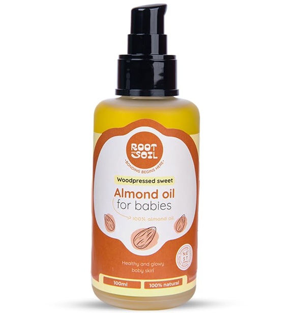 Root and Soil Wood-Pressed Sweet Almond Oil