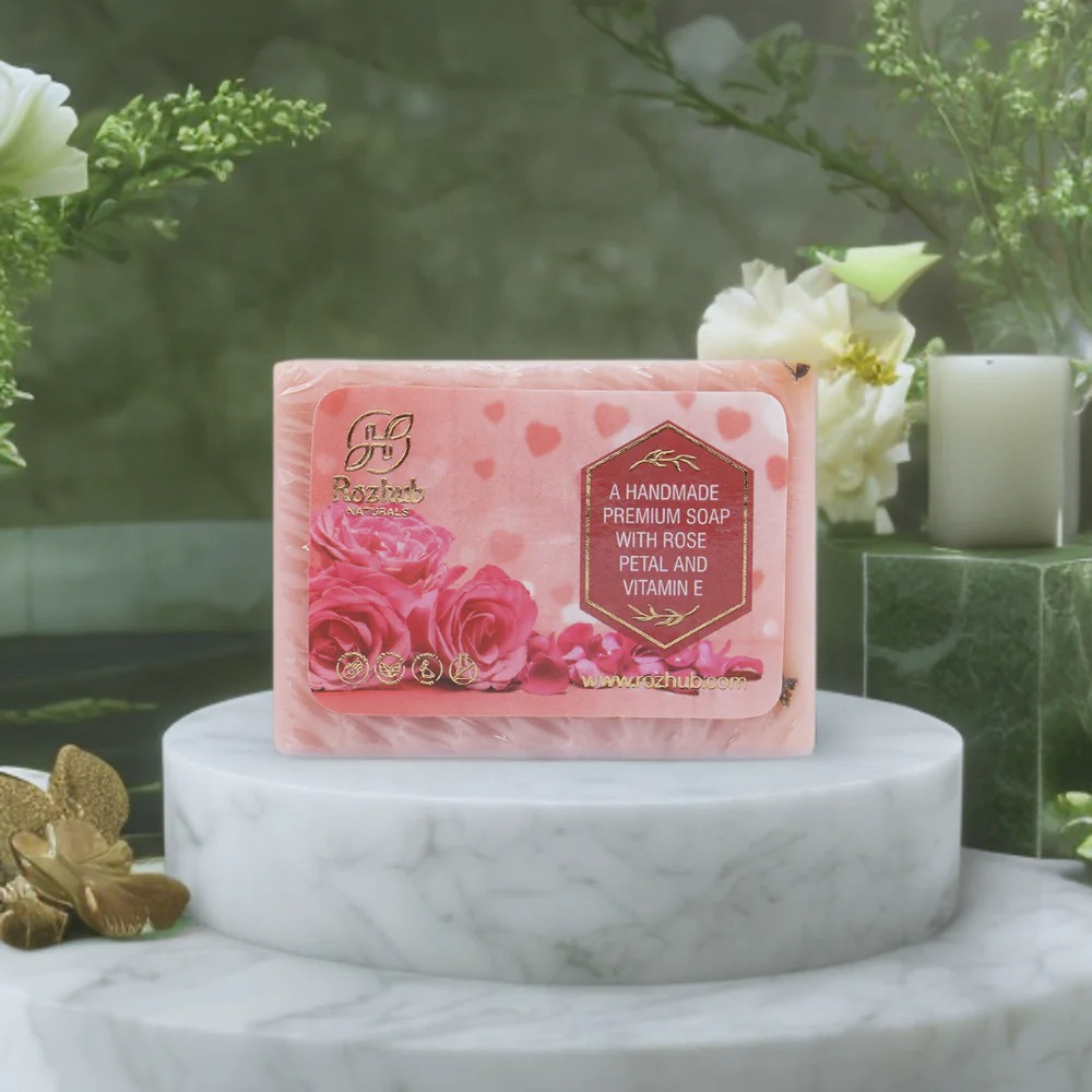 Rozhub Handmade Rose Petal Bathing Bar 