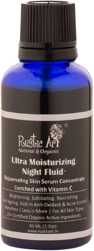 Rustic Art Ultra Moisturizing Night Fluid with Vitamin C