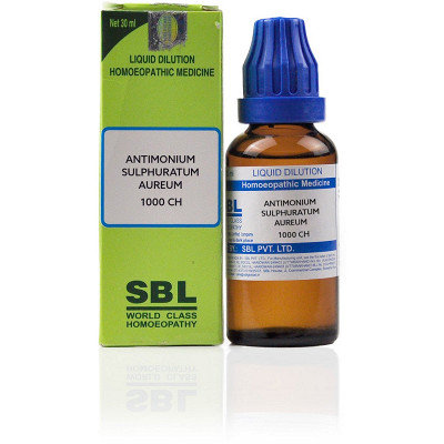 SBL Antimonium Sulphuratum Aurantiacum 1000 CH Dilution