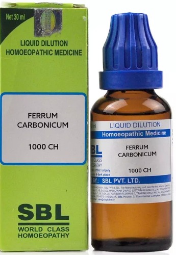 SBL Ferrum Carbonicum Dilution 1000 CH