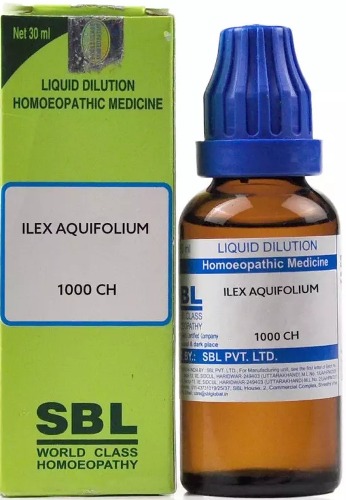 SBL Ilex Aquifolium Dilution 1000 CH