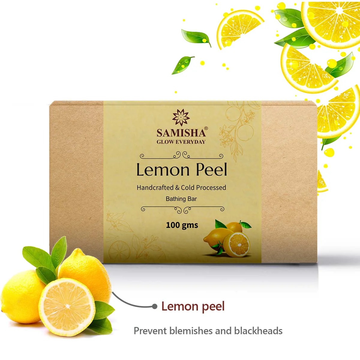 Samisha Organic Lemon Peel Soap