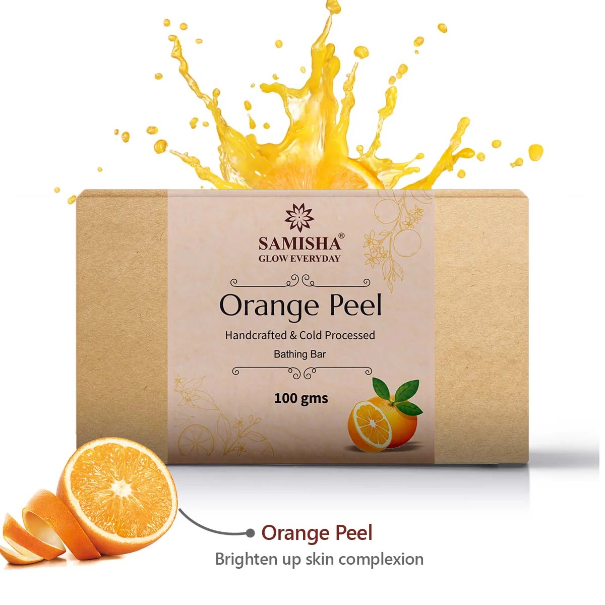 Samisha Organic Orange Peel Soap