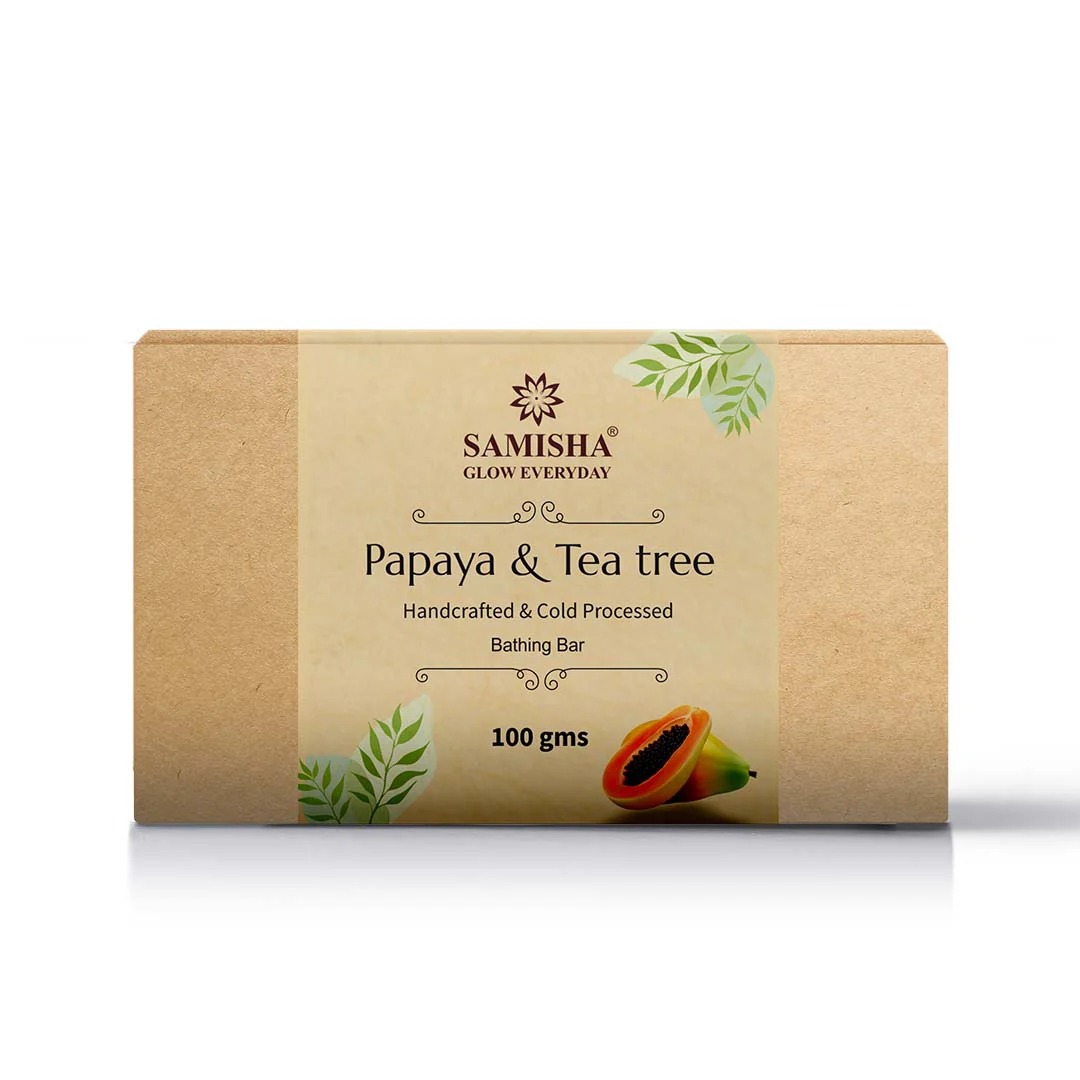 Samisha Organic Papaya & Tea Tree Soap