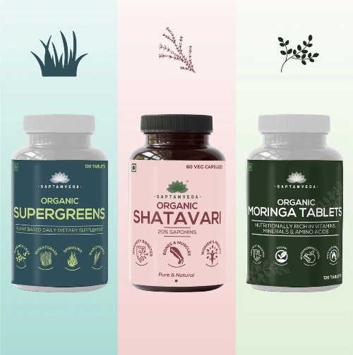 Saptamveda Hair & Skin Health Combo
