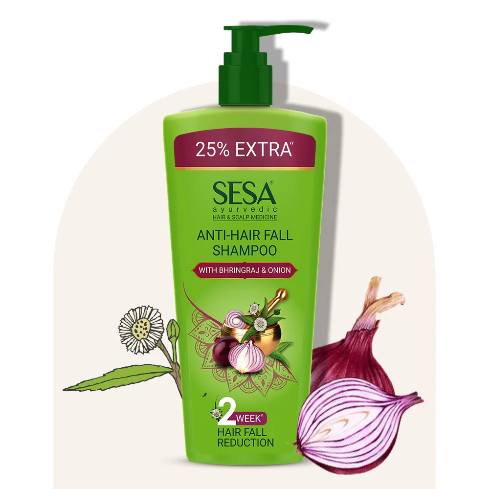 Sesa Care Ayurvedic Onion Anti-Hair Fall Shampoo with Bhringraj