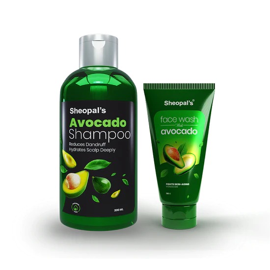 Sheopal's  Avocado Shampoo And Face Wash Combo