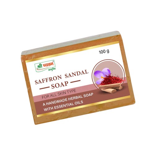 Shri Chyawan Ayurveda Herbal Saffron Sandal Soap