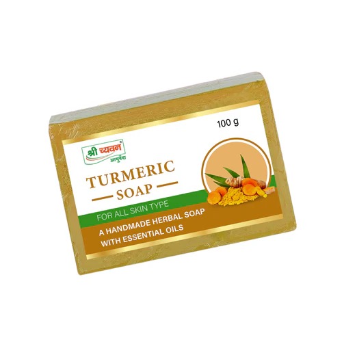 Shri Chyawan Ayurveda Herbal Turmeric Soap
