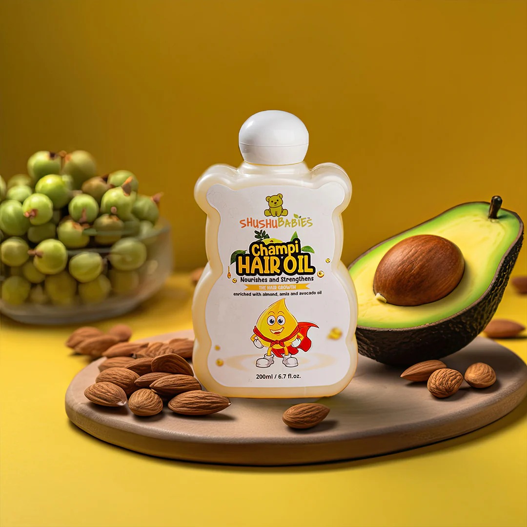ShuShu Babies Avocado and Gooseberry Natural Champi Hair Oil