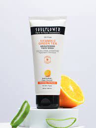 Soul Flower Vitamin C Green Tea Brightening Face Wash