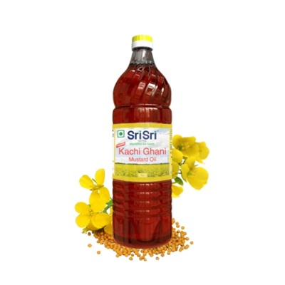 Sri Sri Tattva Premium Kachi Ghani Mustard Oil - Bottle