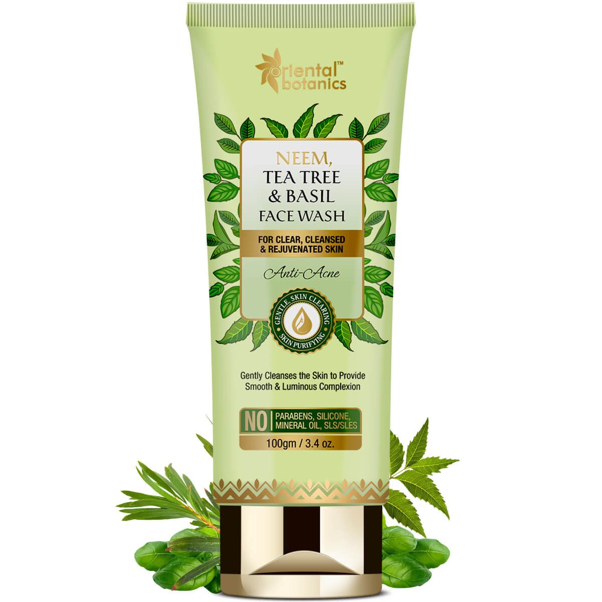 St.Botanica Neem, Tea Tree And Basil Anti Acne Face Wash