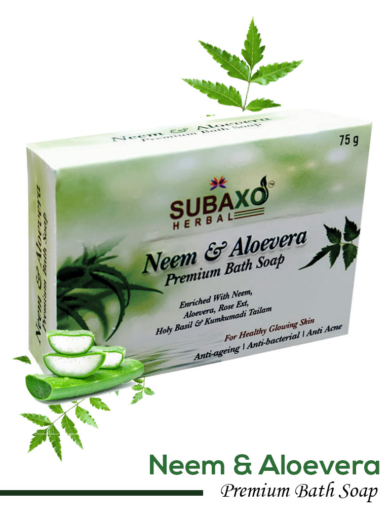 Subaxo Ayurvedic Neem & Aloe Vera Soap