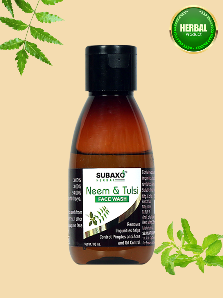 Subaxo  Ayurvedic Neem Tulsi ( Holy Basil) Face Wash