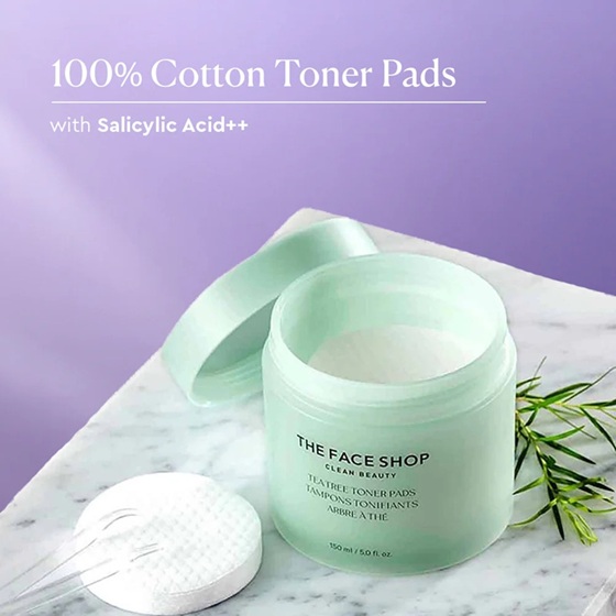 The Face Shop Tea Tree Toner Pads