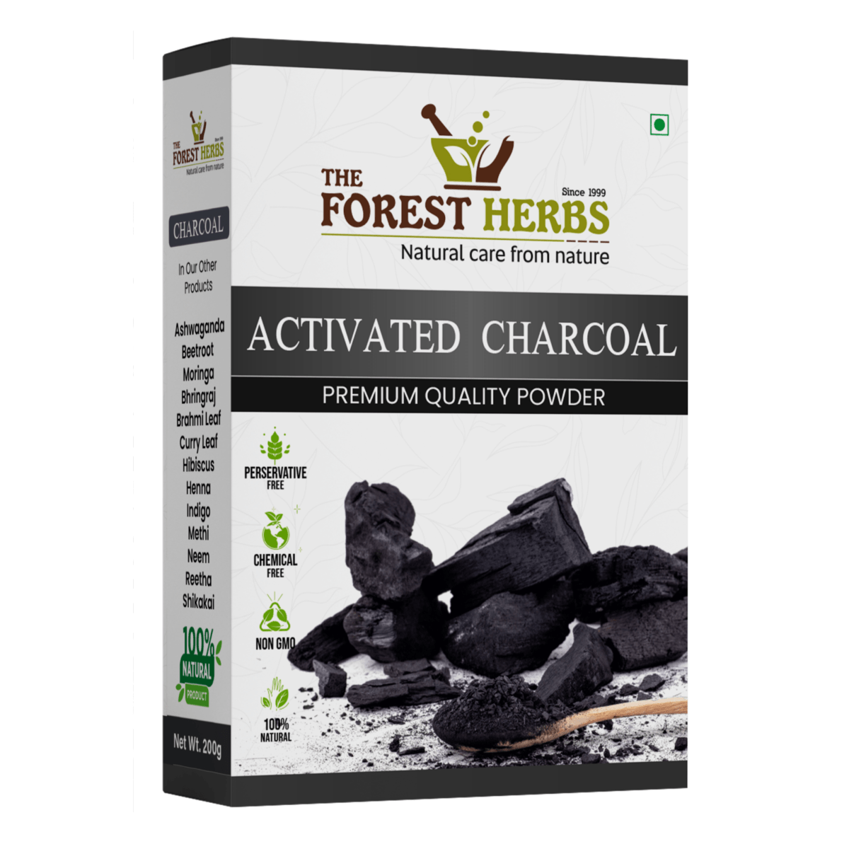 The Forest Herbs Activated Charcoal Powder 