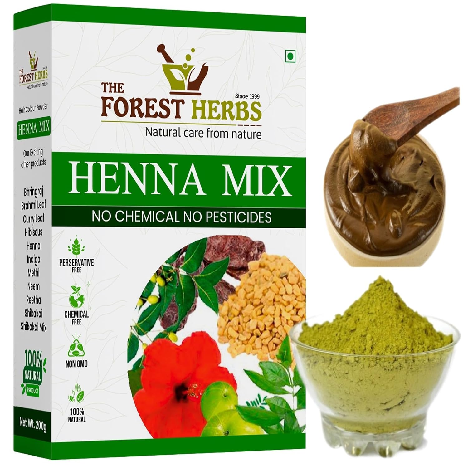 The Forest Herbs Henna Mix Powder