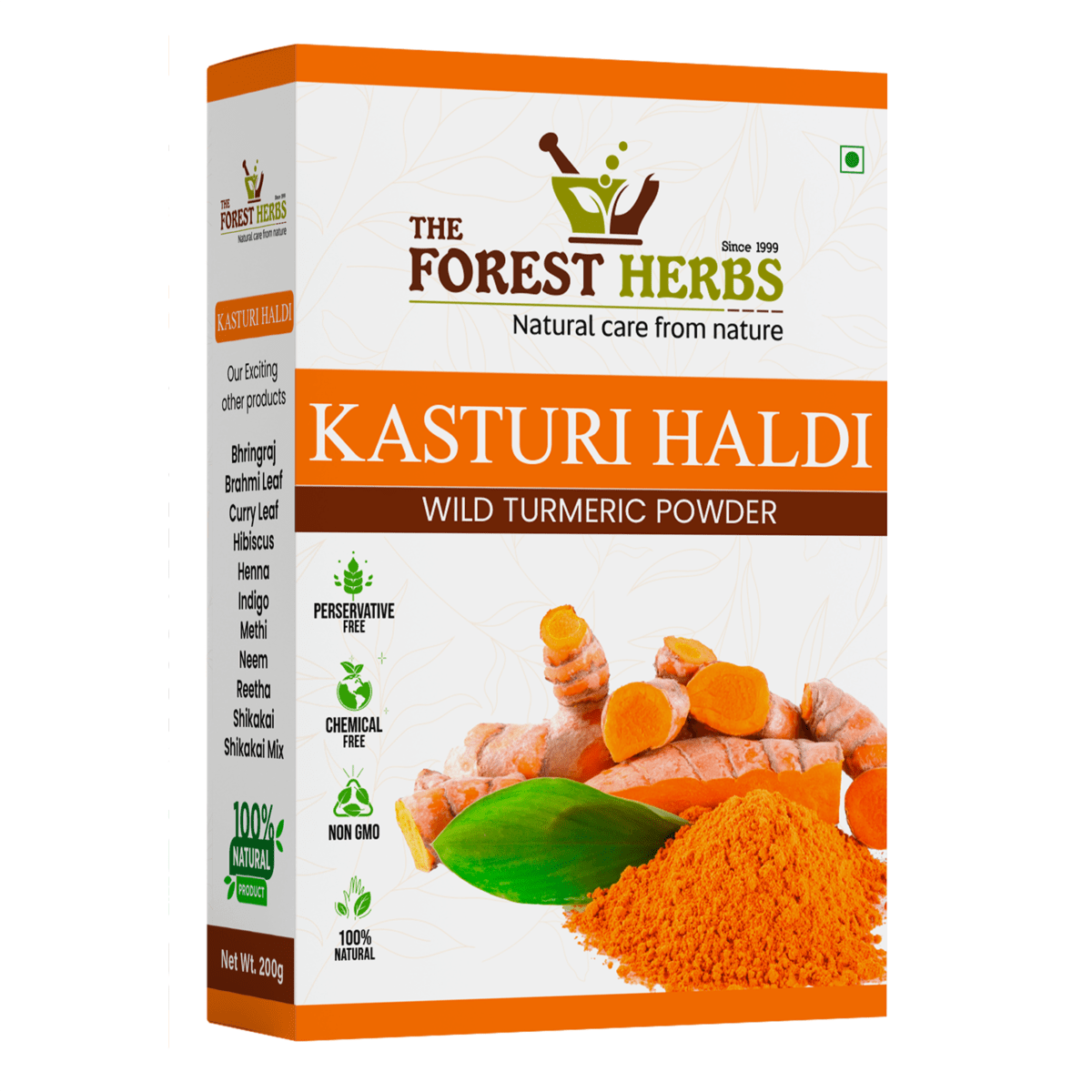 The Forest Herbs Kasturi Haldi  Powder