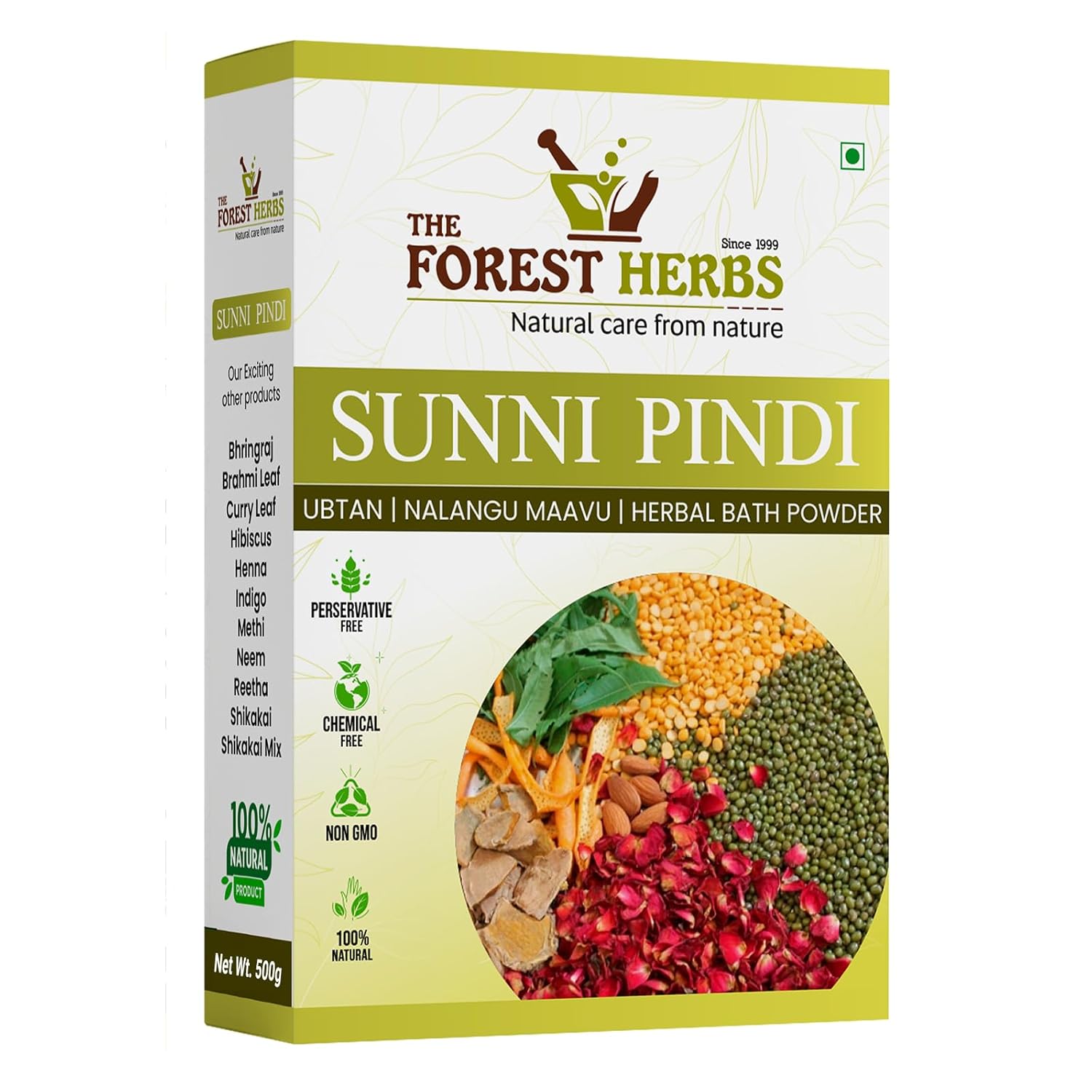 The Forest Herbs Natural Sunnipindi Powder