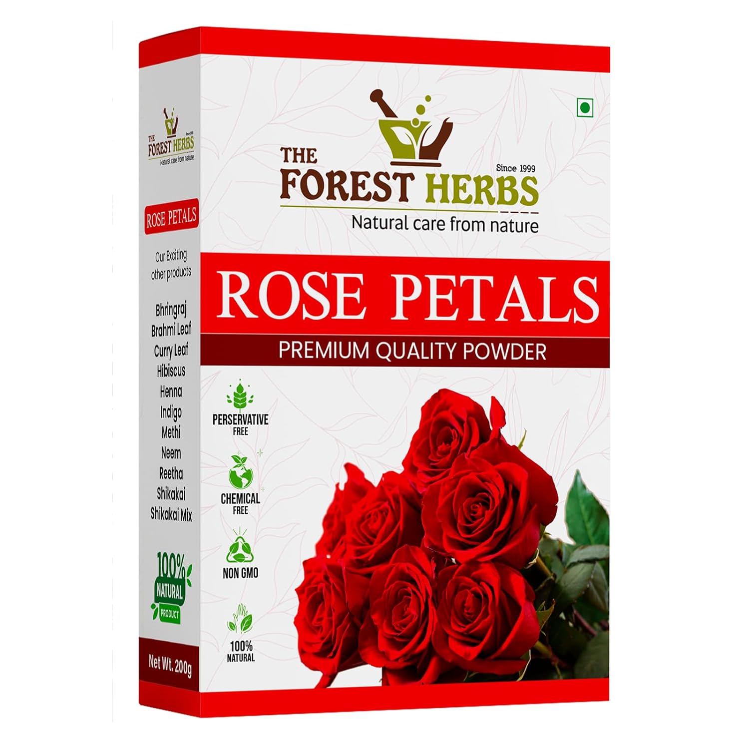 The Forest Herbs Rose Petal Powder