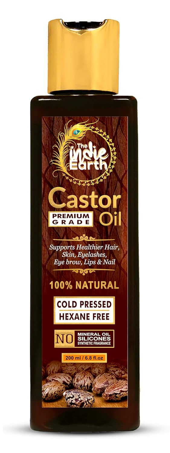 The Indie Earth Premium Grade 100% Pure Castor Oil 