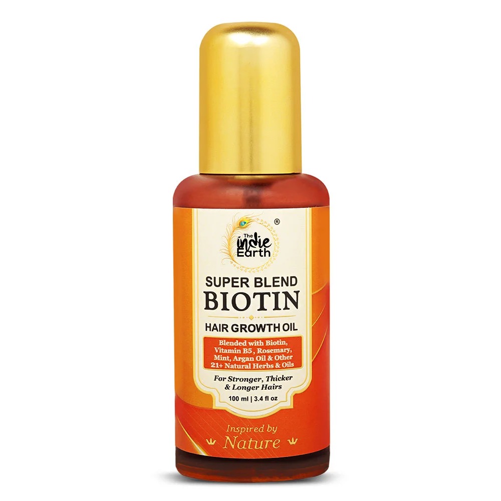 The Indie Earth Super Blend Biotin Hair Growth Oil