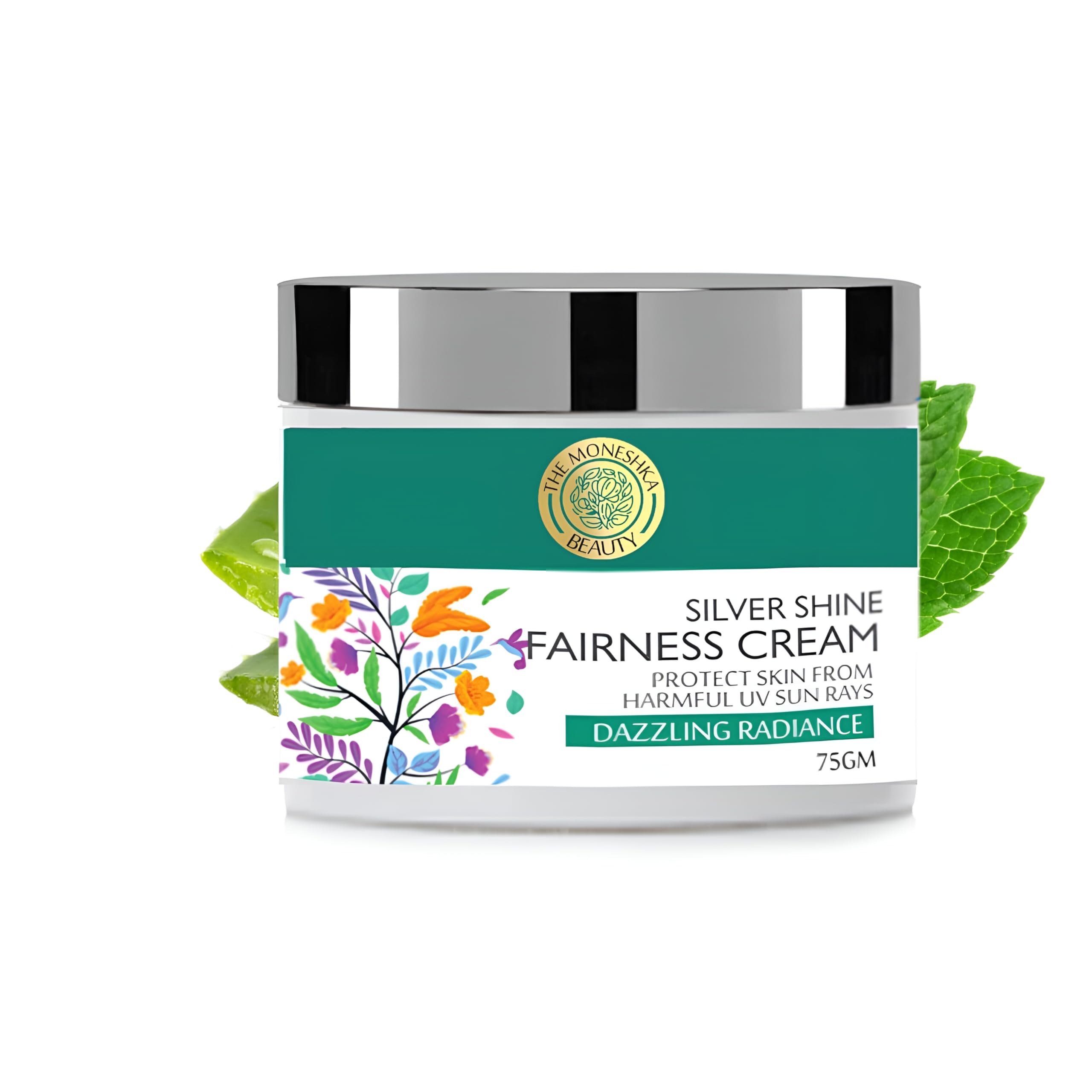 The Moneshka Beauty Silver Shine Fairness Daily Glow Face Cream