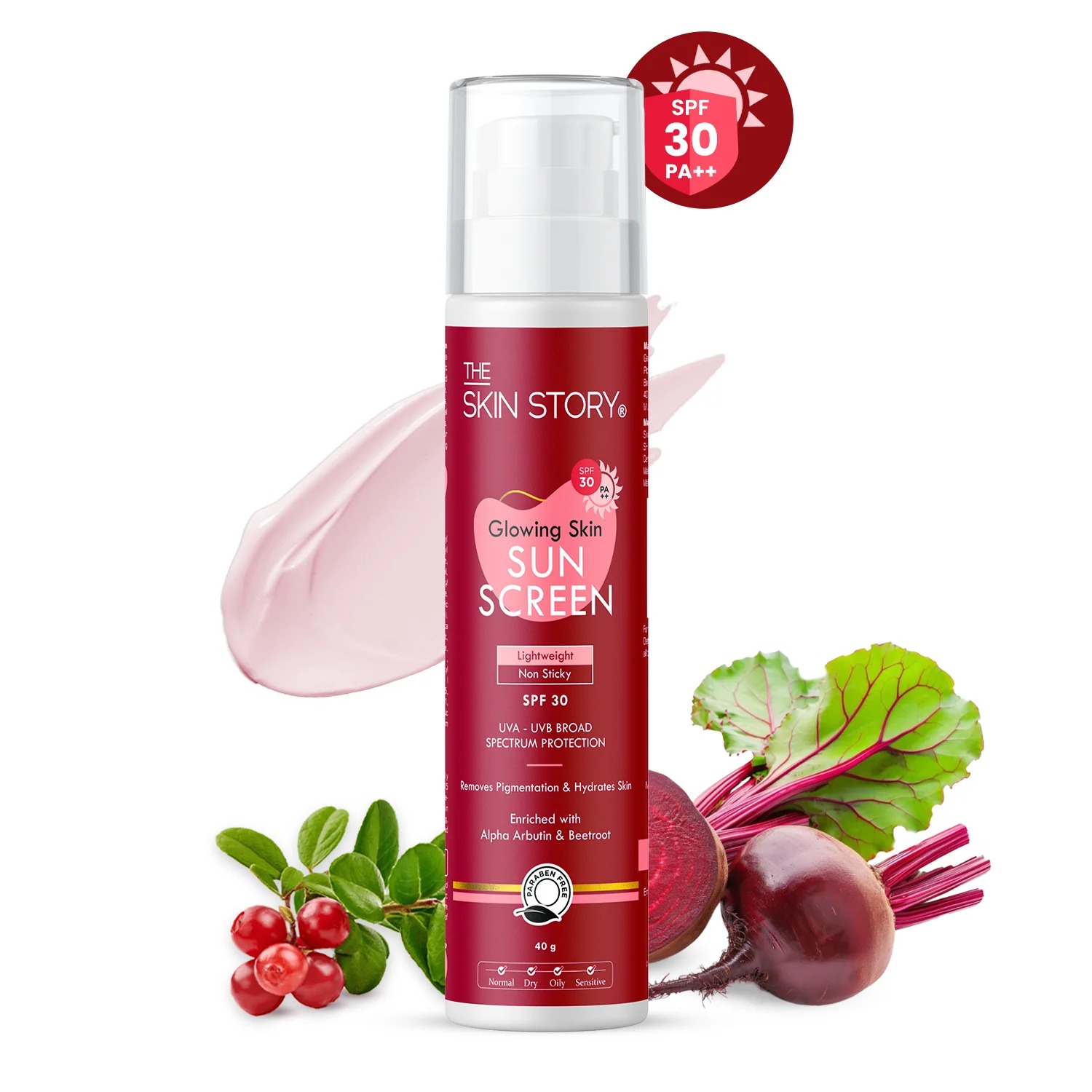 The Skin Story Glowing Skin Sunscreen