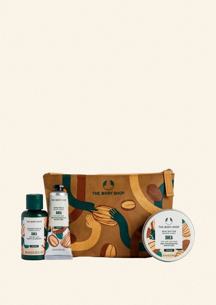 The body shop Lather & Slather Shea Gift Bag