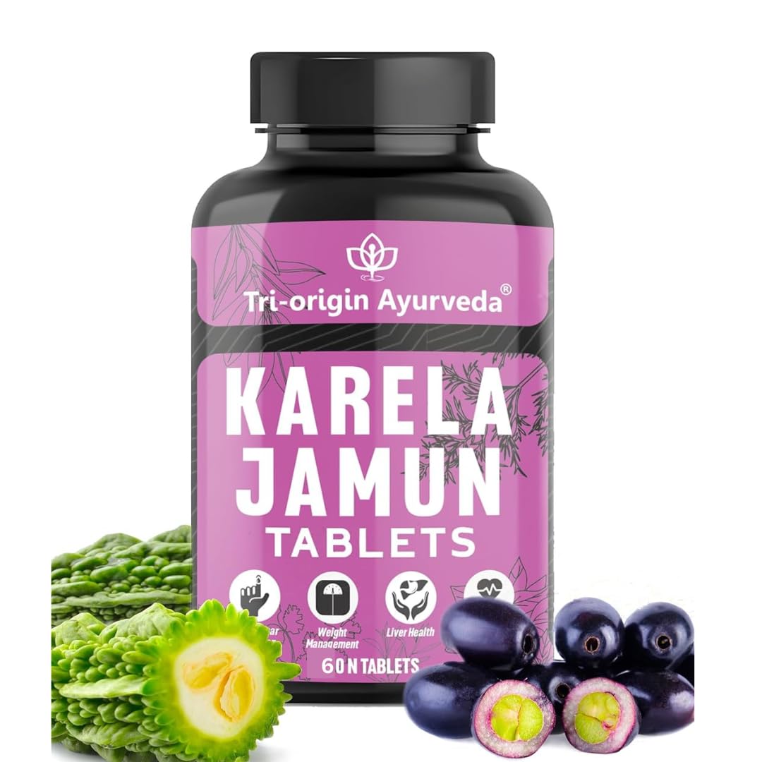 Tri-Origin Ayurveda Karela & Jamun Tablets