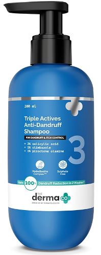 The Derma Co Triple Actives Anti-Dandruff Shampoo