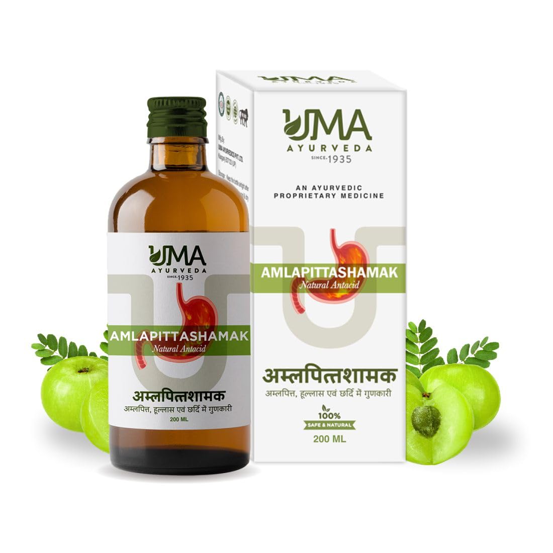 Uma Ayurveda Amlapittashamak Syrup