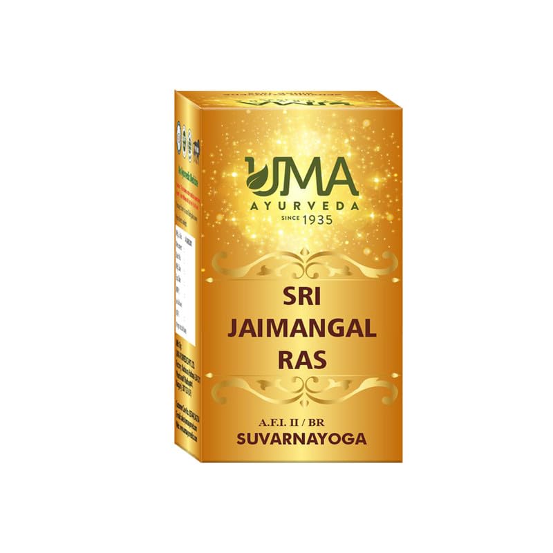 Uma Ayurveda Shri Jayamangala Rasa Gold Tablet