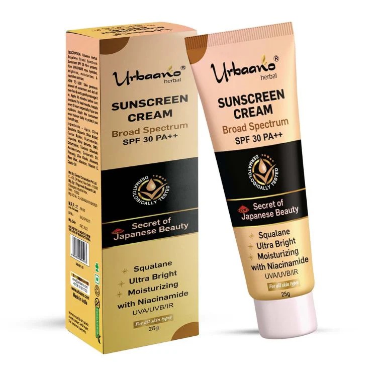 Urbaano Vitamin E, Niacinamide Sunscreen