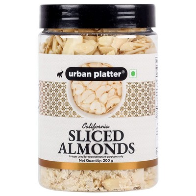 Urban Platter Sliced Blanched California Almonds