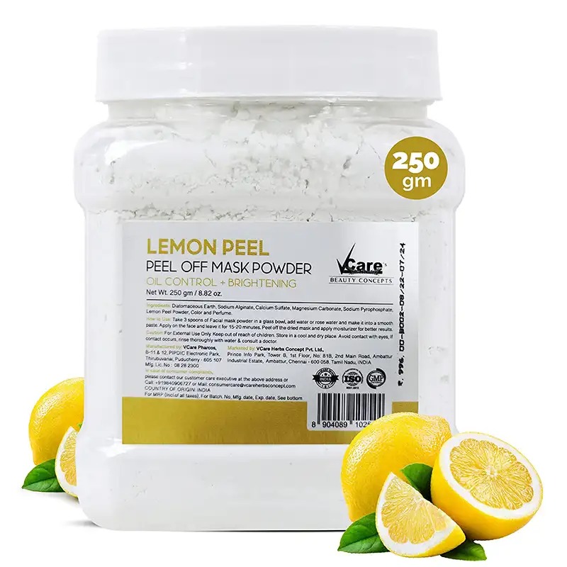VCare Anti-Tan Lemon Jelly Peel Off Mask Powder 