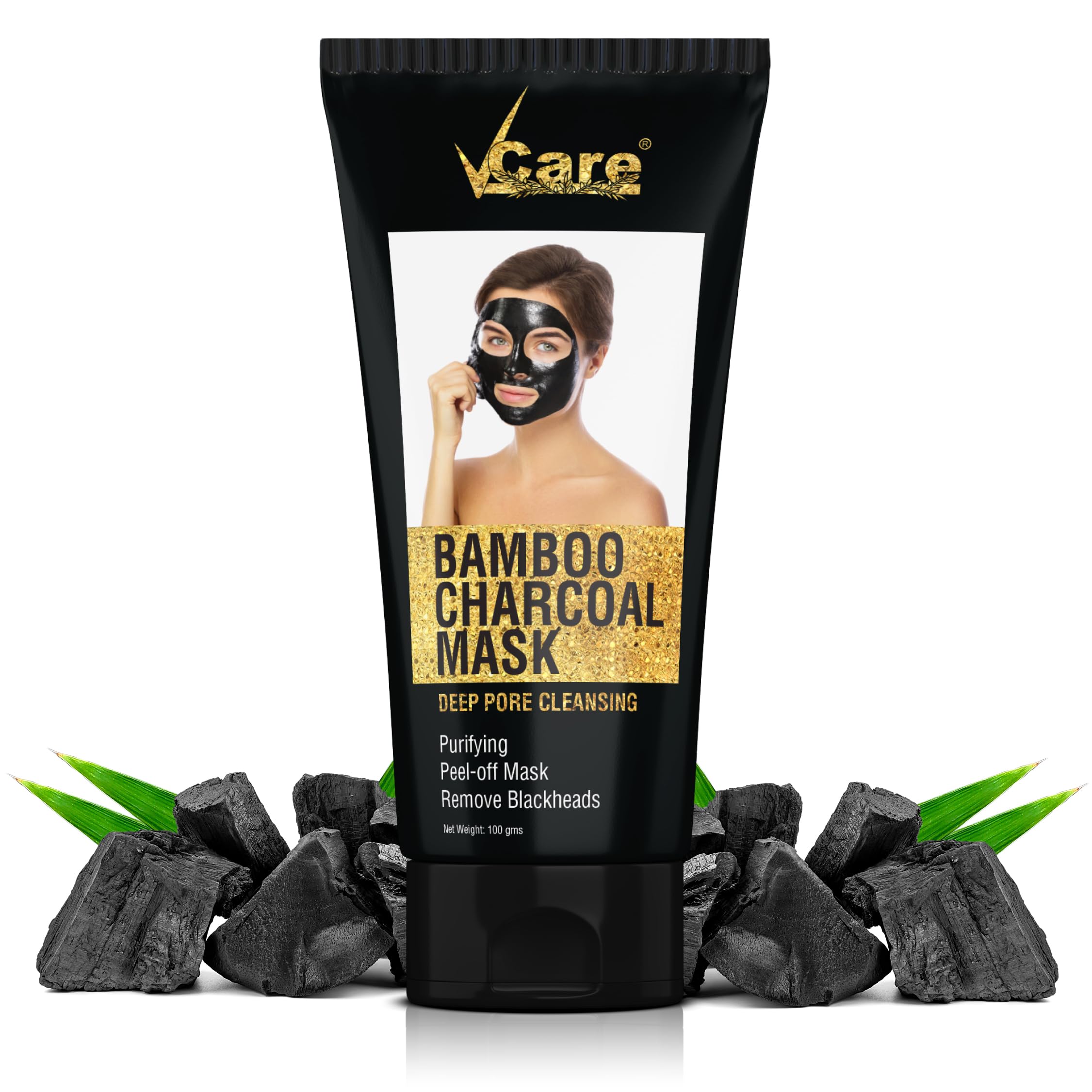 VCare Bamboo Charcoal Peel Off Mask