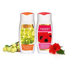 Vaadi Herbals Amla Shikakai Shampoo - Corn Rose Conditioner Combo