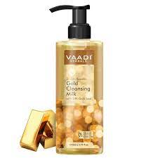 Vaadi Herbals Gold Cleansing Milk with 24k Gold Leaf