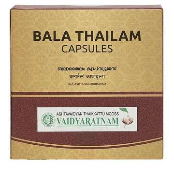 Vaidyaratnam Oushadhasala Bala Thailam Soft Gel Capsule